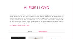 Desktop Screenshot of alexislloyd.com